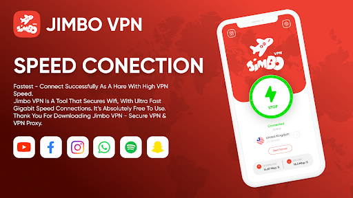 Jimbo VPN Captura de tela 2