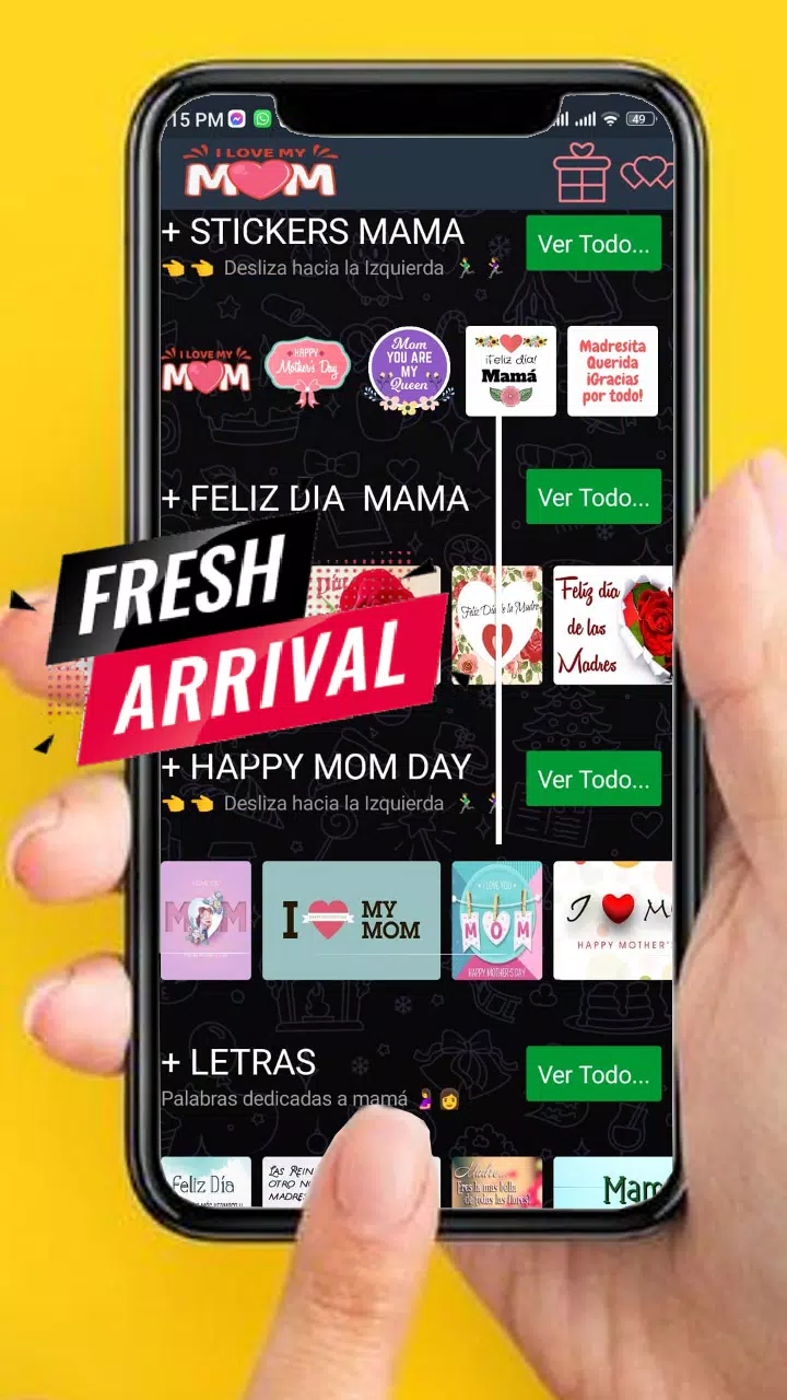 Feliz Día MAMA, Stickers mom Zrzut ekranu 1