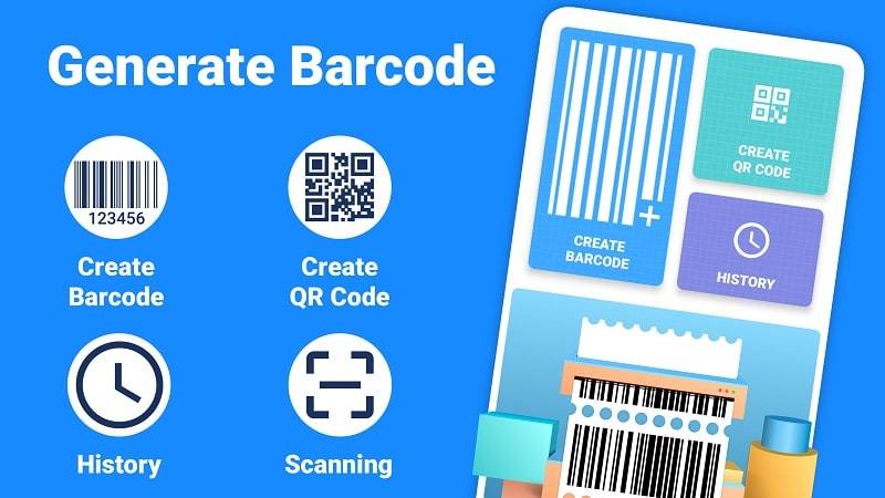 Barcode Generator & Scanner स्क्रीनशॉट 0