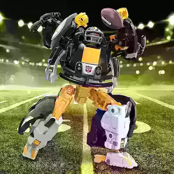Pittsburgh Steelers Steelsmash NFL Transformers Figure