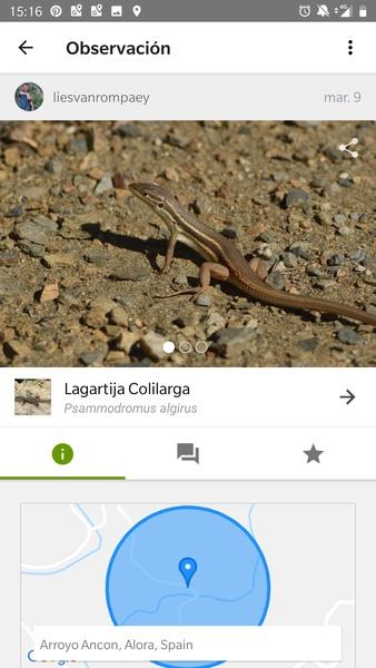 iNaturalist ဖန်သားပြင်ဓာတ်ပုံ 2