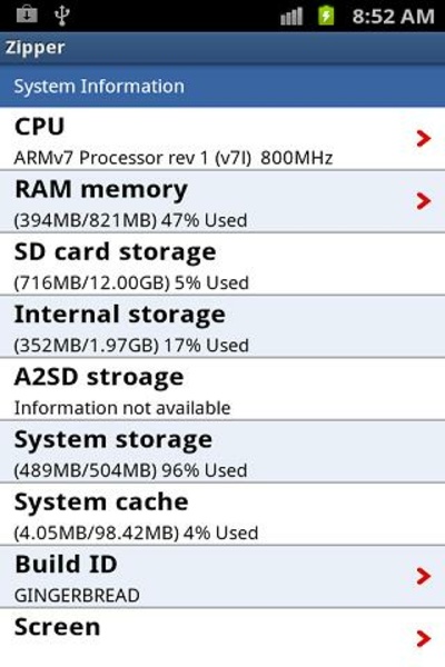 7Zipper - Dateimanager Screenshot 2