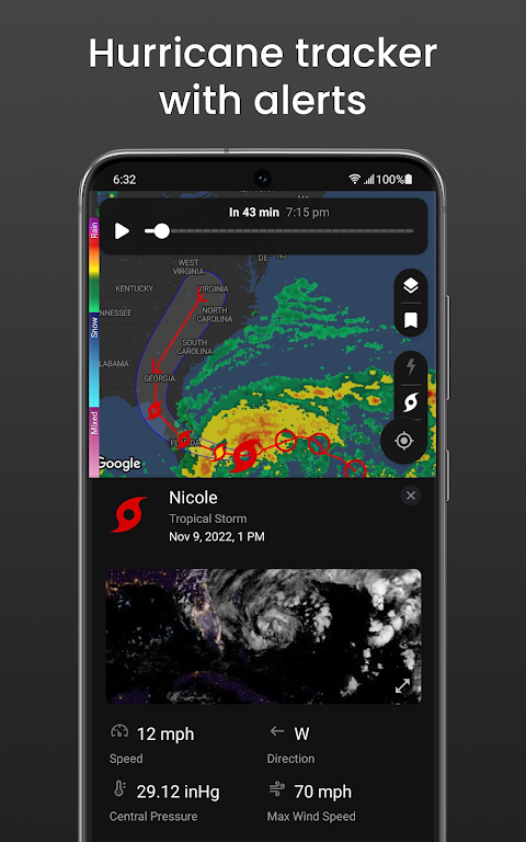 Clime: NOAA Weather Radar Live 스크린샷 1