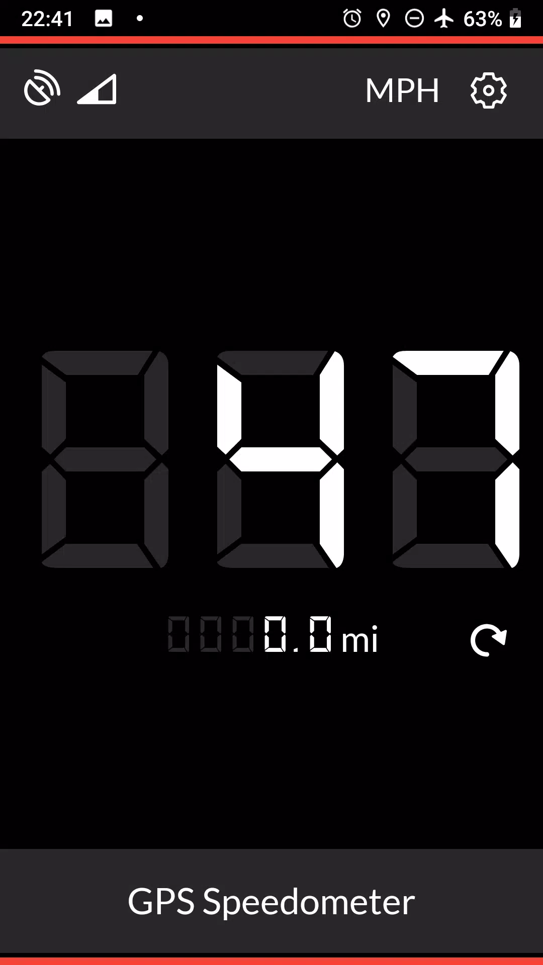 GPS Speedometer Captura de tela 2