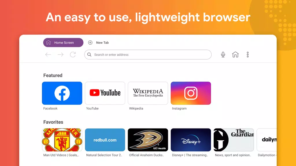 Internet Browser for Sony TV Captura de tela 0