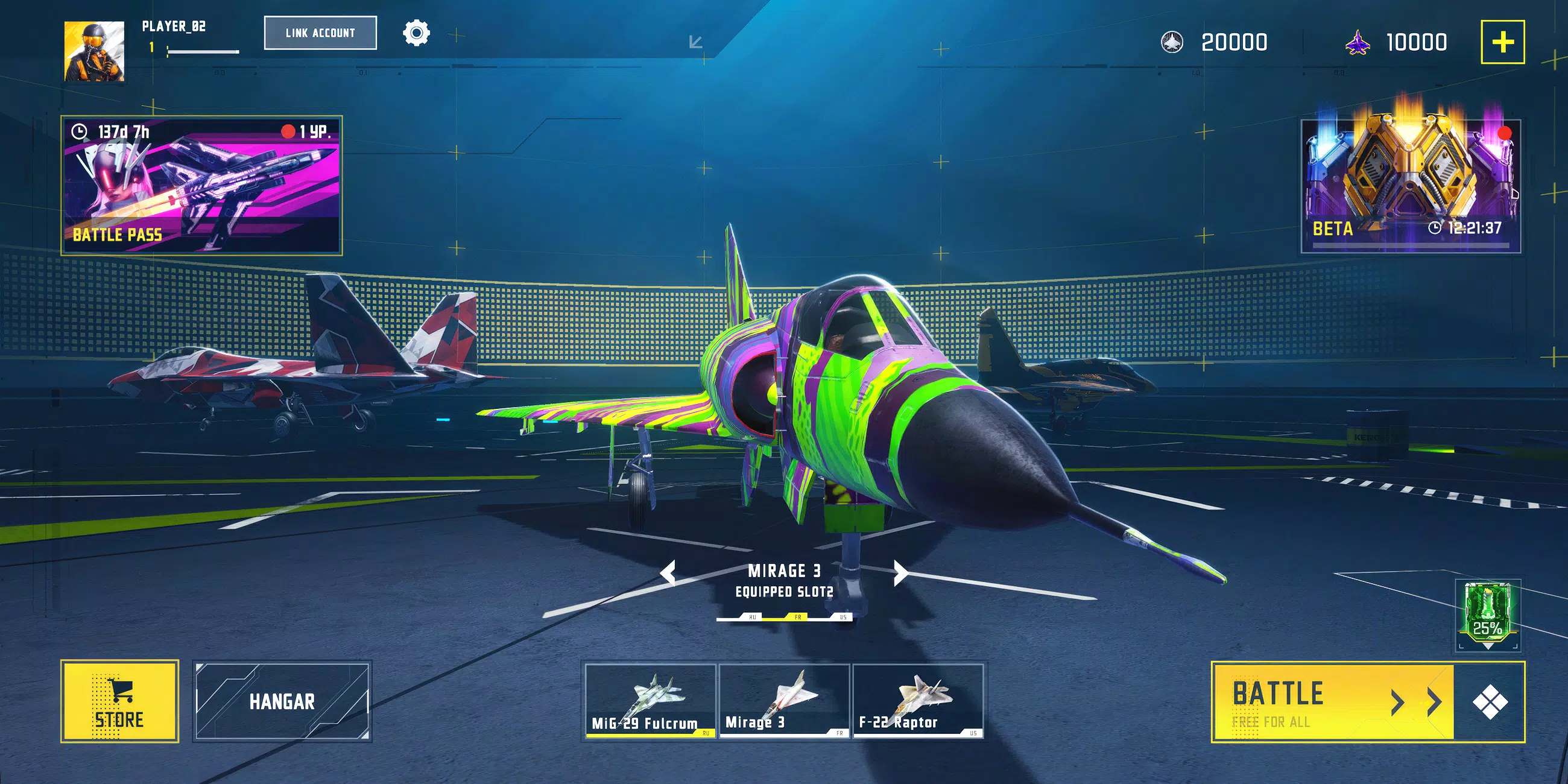 Sky Combat 2 Captura de tela 3