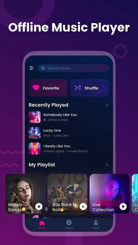 Offline Music Player: My Music Zrzut ekranu 3