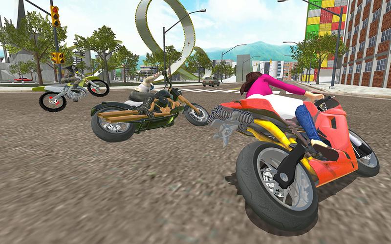 Motorbike Rush Drive Simulator স্ক্রিনশট 0