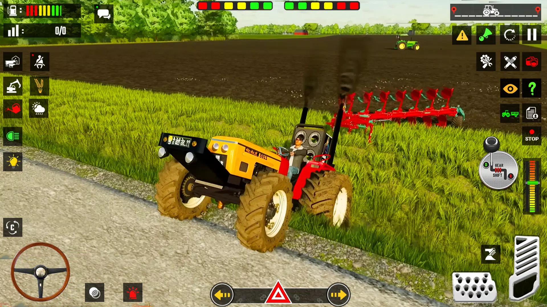 Farming Tractor Game 2023 3D Schermafbeelding 1