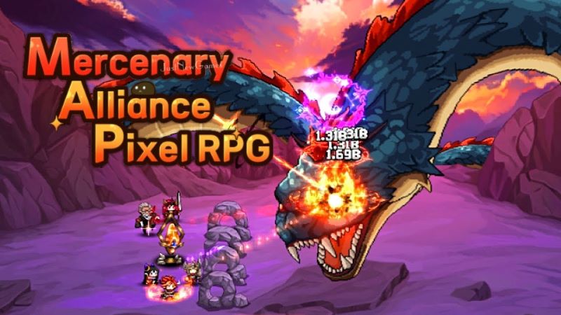 Mercenary Alliance: Pixel RPG ภาพหน้าจอ 0