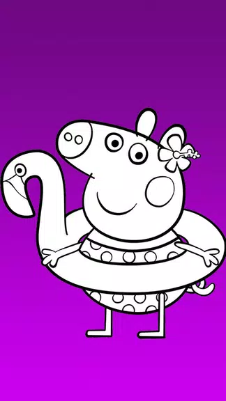 Peppo Piglet Coloring Book Captura de tela 0