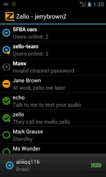 Zello Walkie Talkie Tangkapan skrin 3