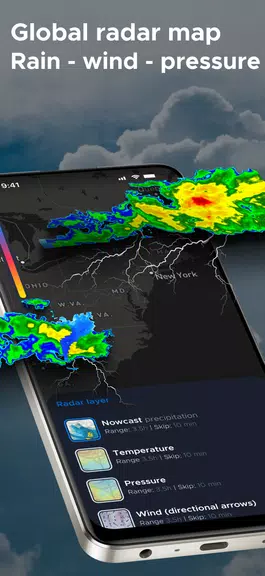 Overdrop: Weather today, radar Ảnh chụp màn hình 2