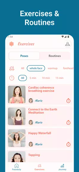 Face Yoga Exercise - Faceauty Ảnh chụp màn hình 1