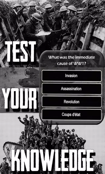 WW1 History Knowledge Quiz Ảnh chụp màn hình 2