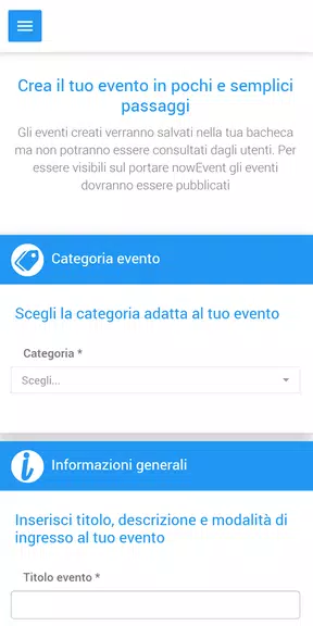 nowEvent - L'app a misura di evento Скриншот 3