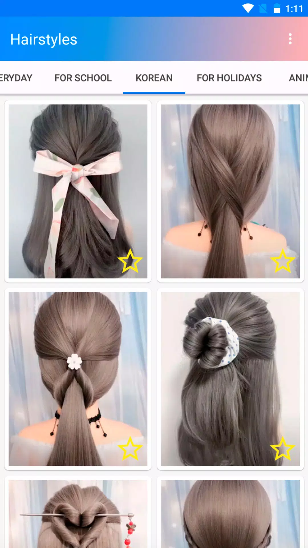 Easy hairstyles step by step Captura de tela 1