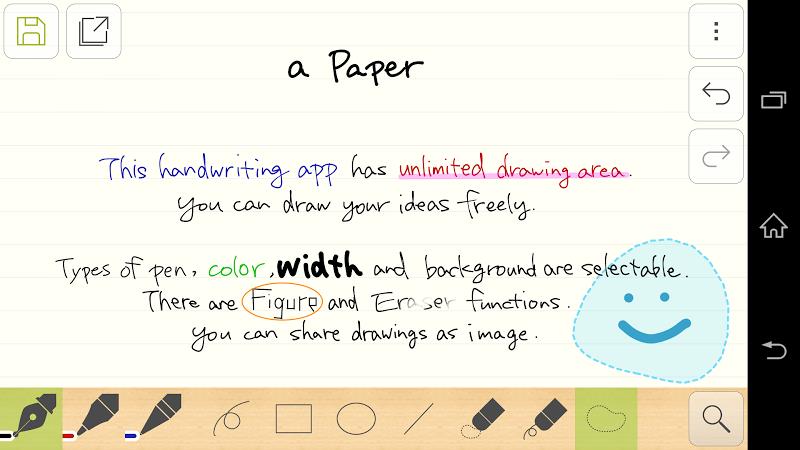 Handwriting memo a Paper Screenshot 1