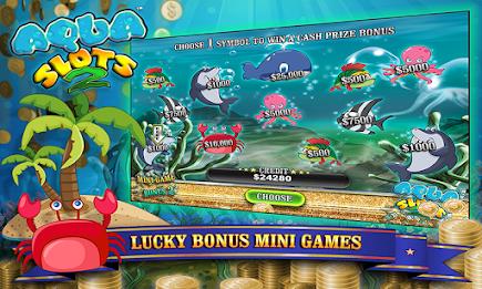 Aqua Slots 2 Treasure Island Screenshot 1