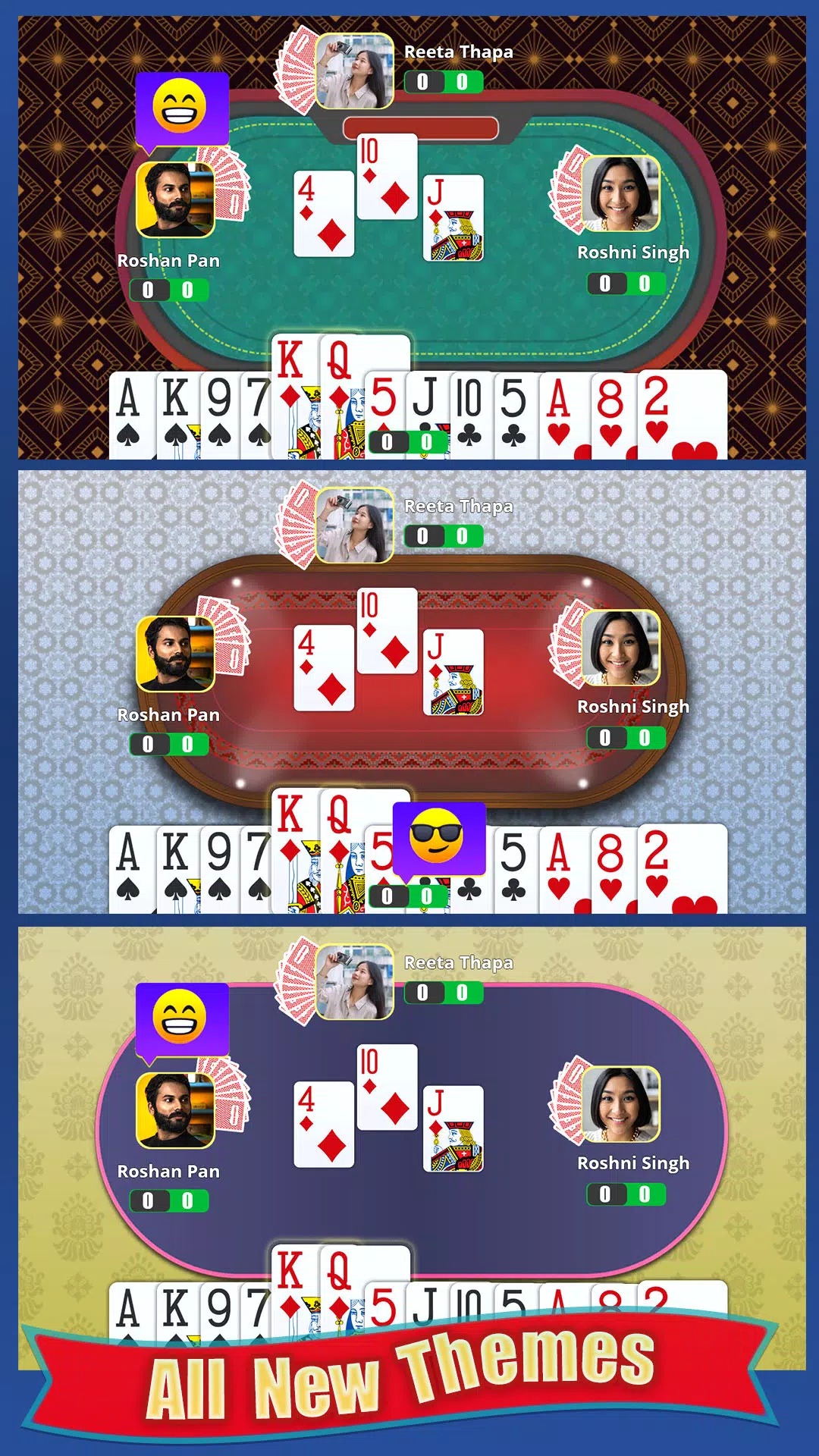 Call Break Online Card Game Tangkapan skrin 1