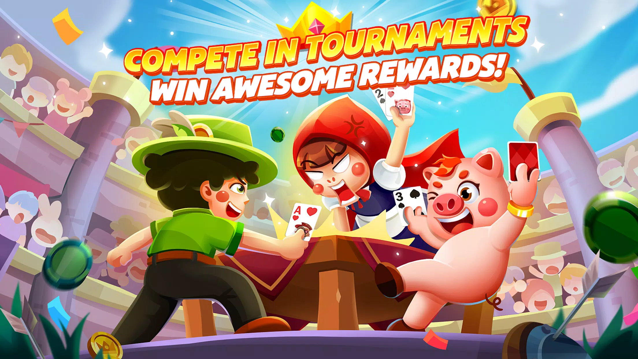 Tiến Lên - 13 - Pig Hunters Captura de pantalla 3