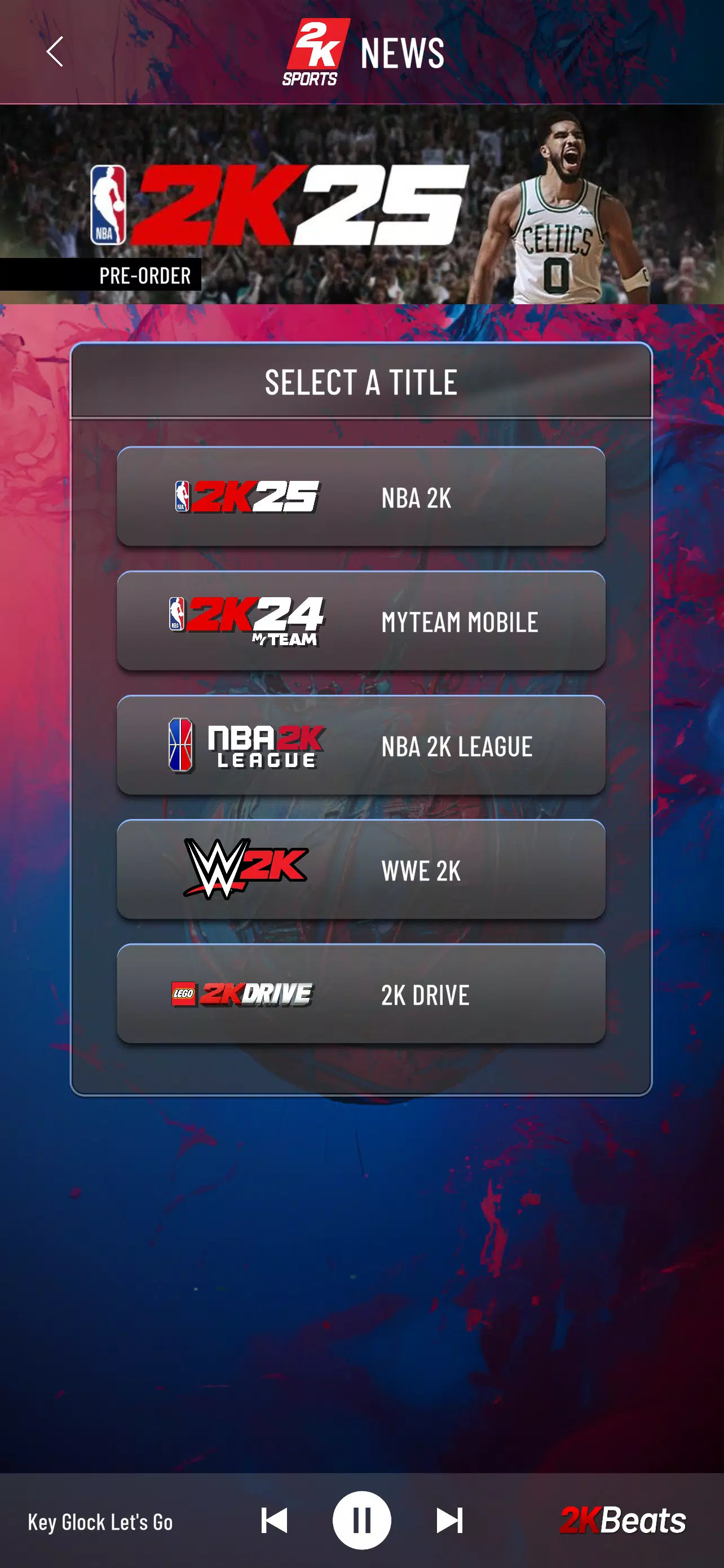 MyNBA 2K Companion App Скриншот 0