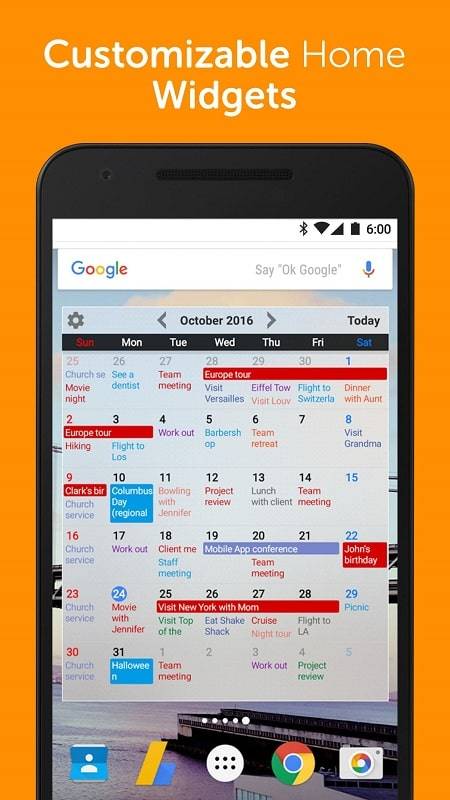 Calendar+ Schedule Planner Captura de tela 0