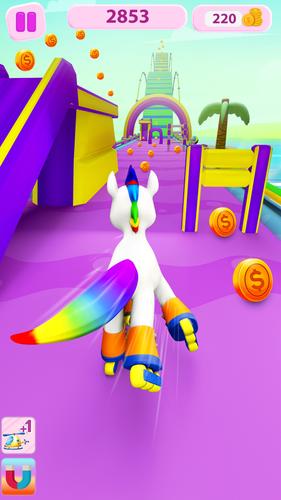 Unicorn Kingdom: Running Games Tangkapan skrin 0