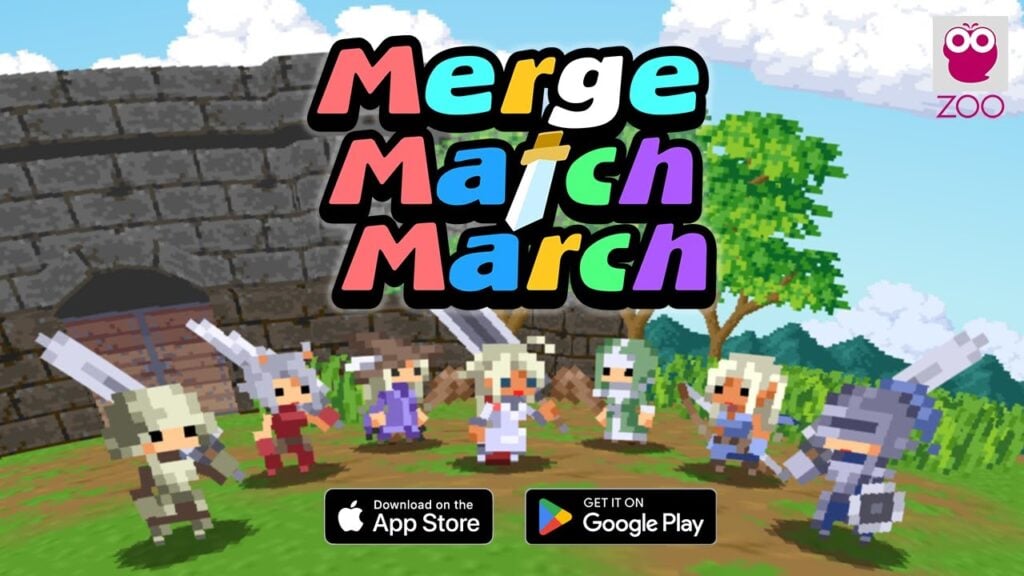 MERGE MATCH MARCH: แอ็กชั่น RPG พร้อมปริศนาจับคู่สามตัวเปิดให้ลงทะเบียนล่วงหน้าแล้ว