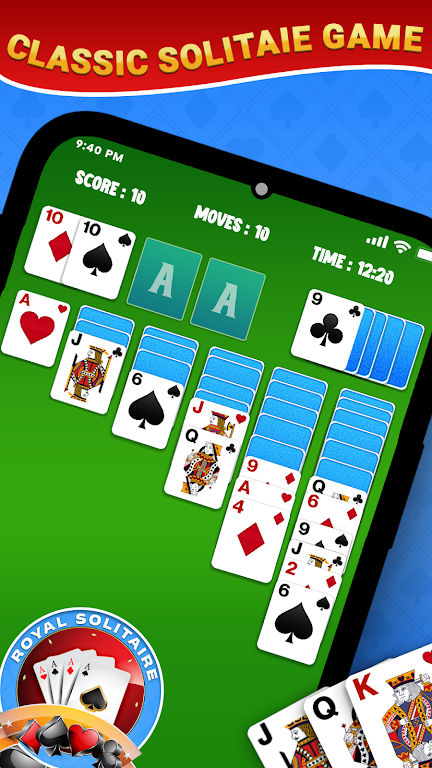 Royal Solitaire Card Game Ekran Görüntüsü 0