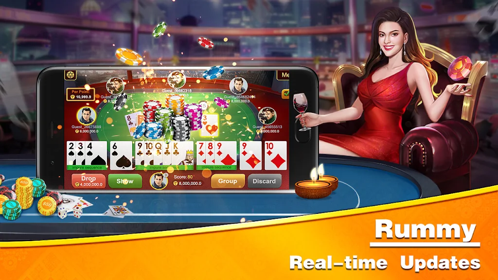 Teen Patti Run Capture d'écran 1