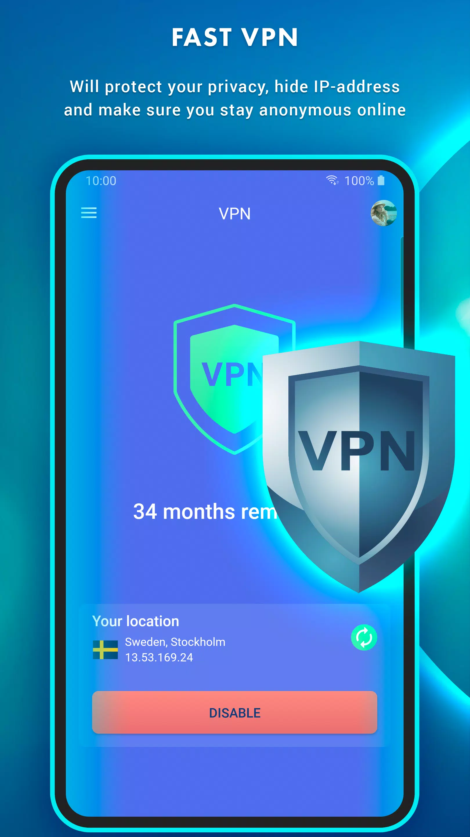 Antivirus - Cleaner + VPN Screenshot 2