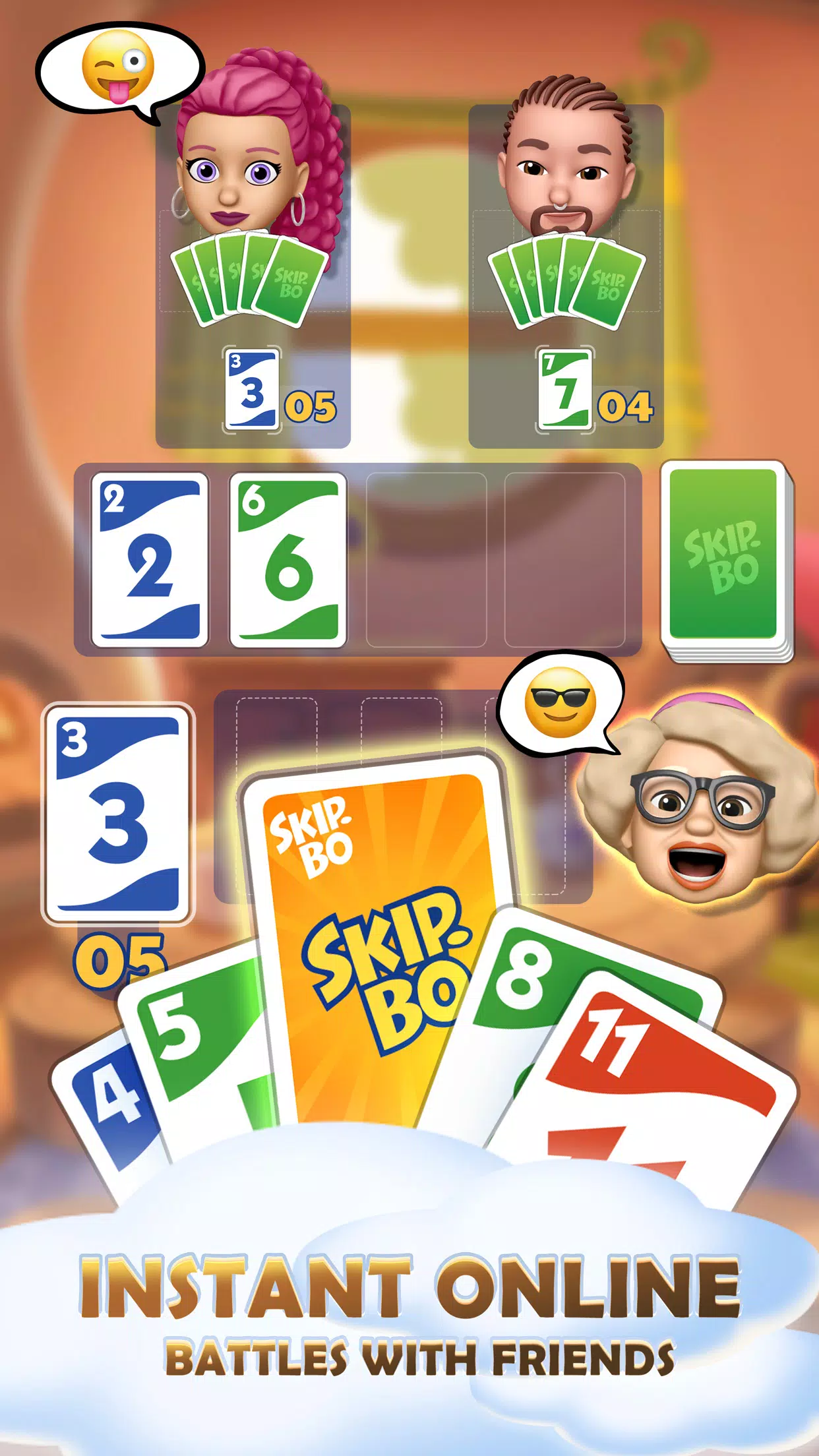 Skip-Bo™: Solitaire Card Game Zrzut ekranu 1
