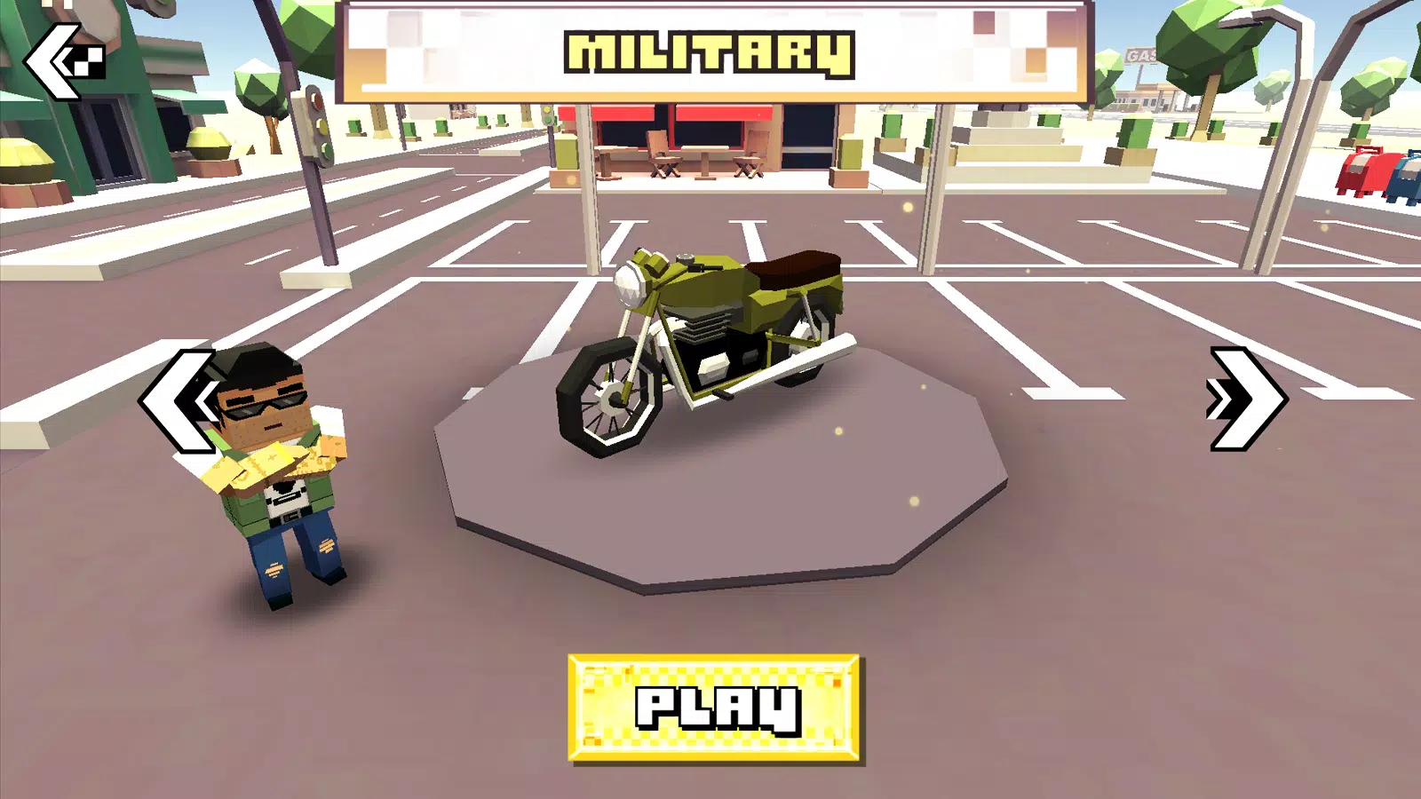 Blocky Moto Racing स्क्रीनशॉट 2