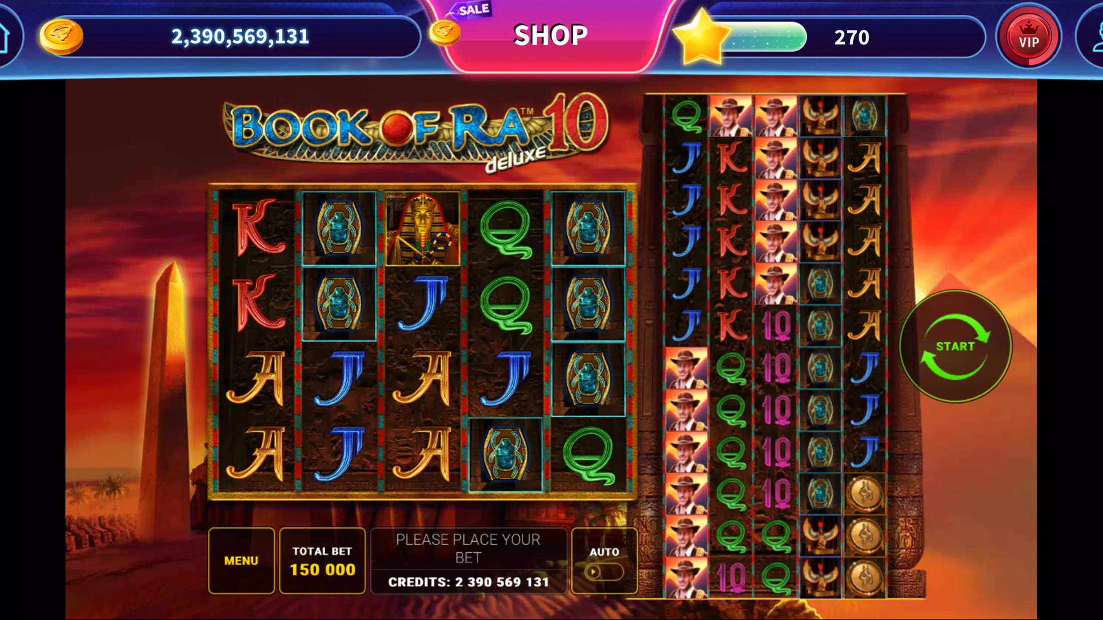 Book of Ra™ Deluxe Slot Ảnh chụp màn hình 3