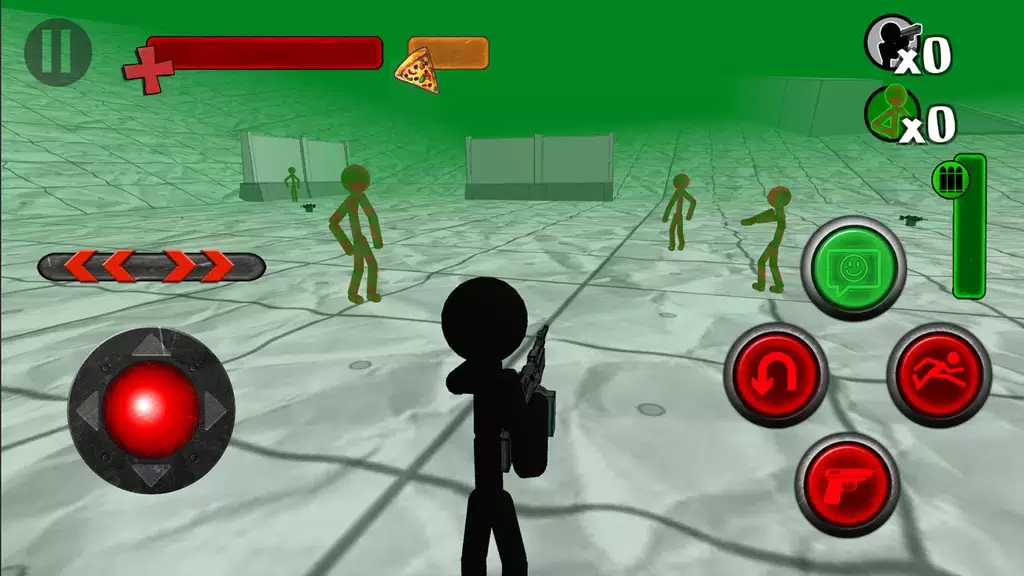 Stickman Zombie 3D Ảnh chụp màn hình 0