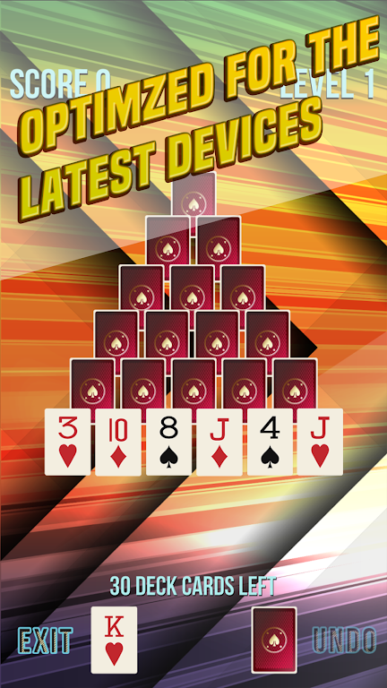 Pyramid Solitaire Supreme ဖန်သားပြင်ဓာတ်ပုံ 0