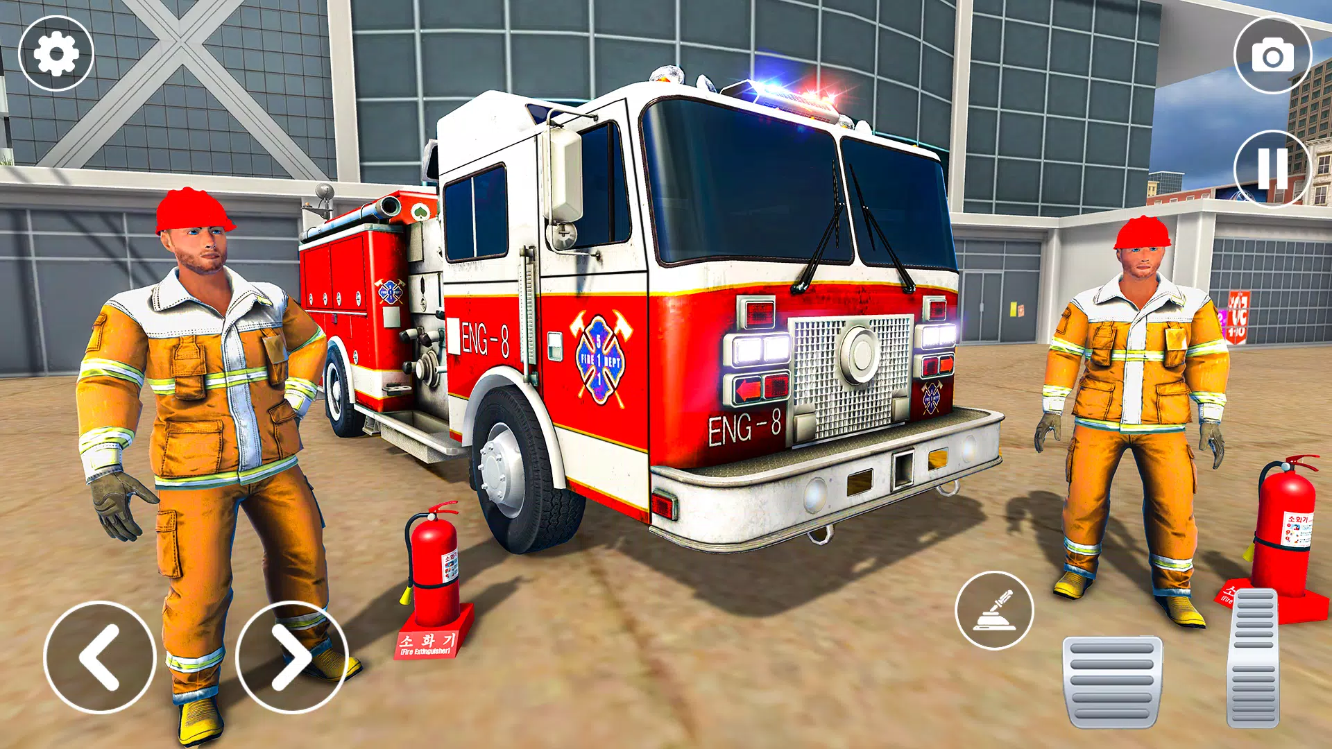 Fire Truck Rescue: Truck Games Tangkapan skrin 3