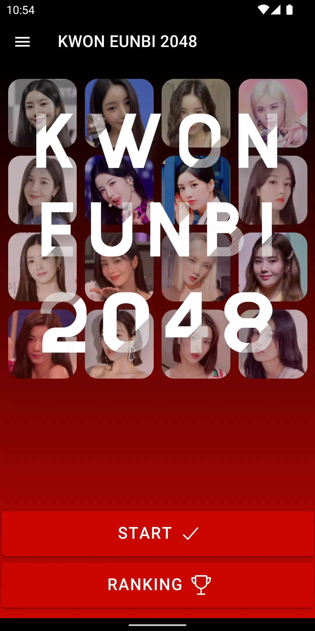 KWON EUNBI 2048 Game Ảnh chụp màn hình 1