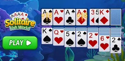 Solitaire Fish World-OceanTrip Screenshot 0