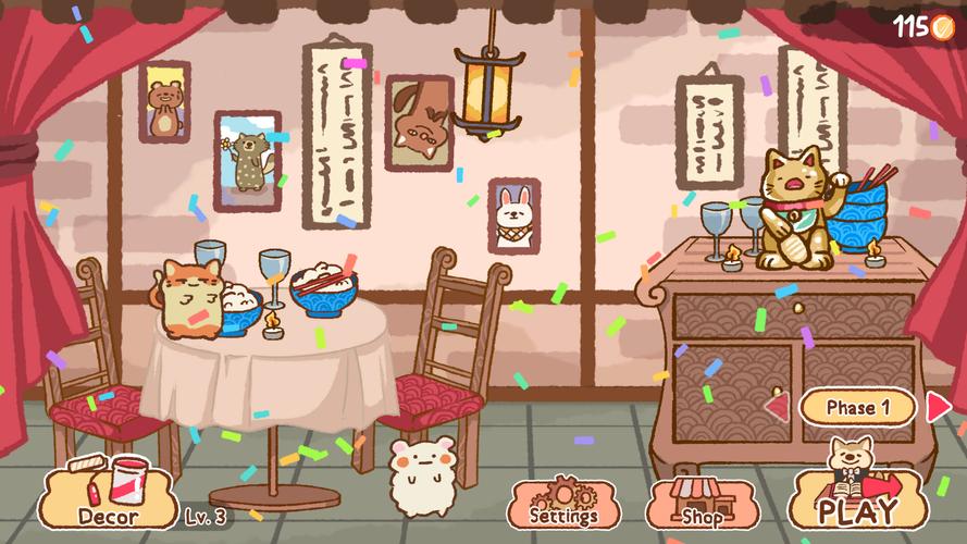 Cute Kawaii Restaurant Captura de tela 0