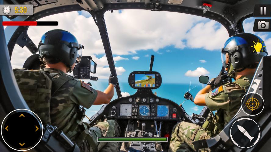 Gunship Battle Offline Game Capture d'écran 1