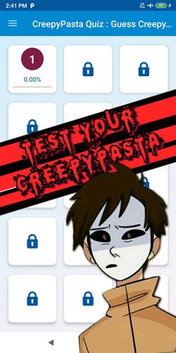 creepypasta quiz Captura de tela 1