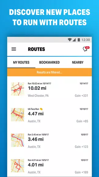 Map My Run by Under Armour Screenshot 2