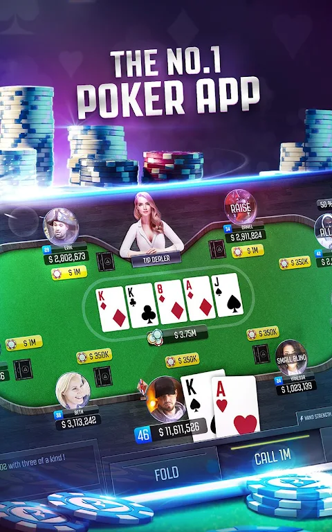 Poker Online: Texas Holdem Card Game Live FREE স্ক্রিনশট 1