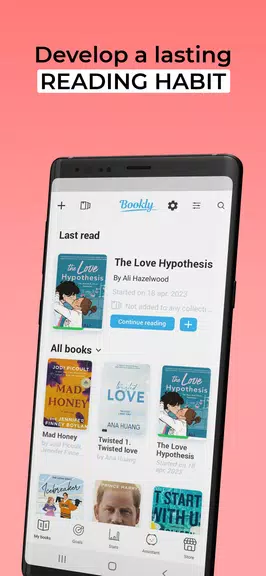 Bookly: Book & Reading Tracker Screenshot 0