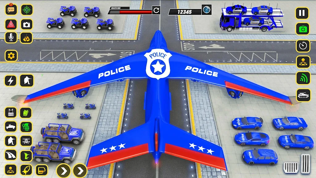 Police Car transporter Game 3D Capture d'écran 2