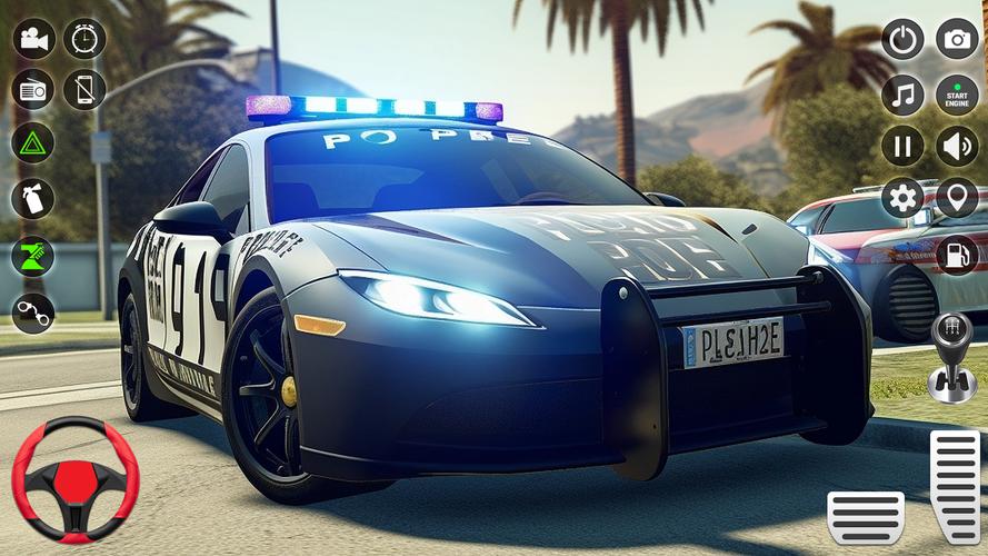 Cop Car Parking: Driving Games 스크린샷 3