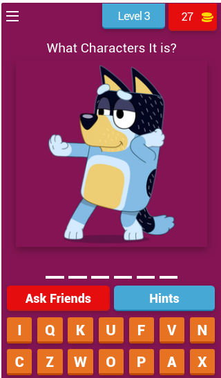 BLUEY QUIZ ဖန်သားပြင်ဓာတ်ပုံ 2