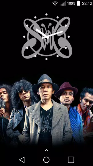 Slank Clock Widget Captura de pantalla 1